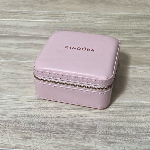 PANDORA / Pink Jewelry Case Travel - Picture 2 of 9